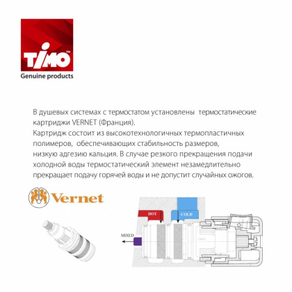 Душевая система Timo Petruma SX-5229/03SM скрытого монтажа с термостатом, черная матовая Душевая система Timo Petruma SX-5229/03SM скрытого монтажа с термостатом, черная матовая