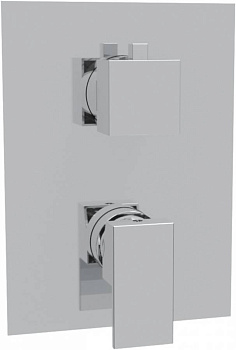 CZR-VDIM5-01-Cr Встраиваемый однорычажный смеситель для душа с 5-и позиционным переключателем, исполнение хром