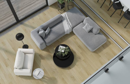 Кварцевый паркет Quartz Parquet Классик Дуб Тоскана, 407, 7/1,2 мм