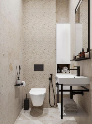 Декор 2 мозаичный MBD014 Про Лаймстоун Антика бежевый матовый 30см*32см*9мм (1уп/5шт/)., шт