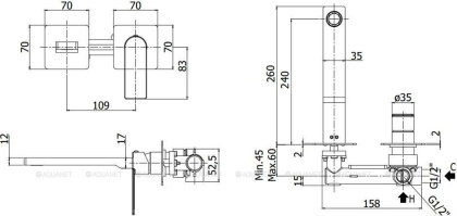 Смеситель для раковины Paffoni Tango TA106CR70 (с внутренней частью) Смеситель для раковины Paffoni Tango TA106CR70 (с внутренней частью)