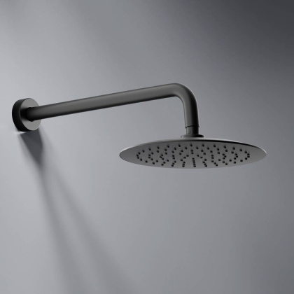 936510300 Scandinavian Pure встраиваемая душевая система  с ванно-душевым смесителем и изливом, чёрн