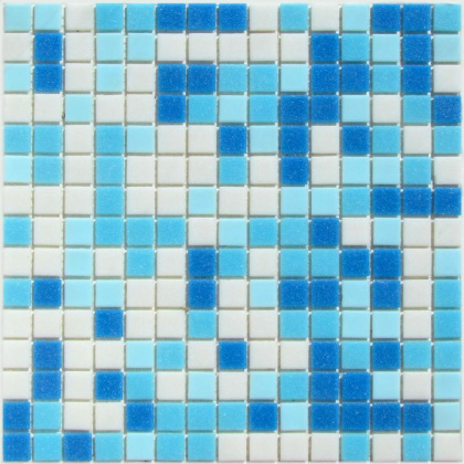 Мозаика Aqua-200 на бумаге (чип 4*20*20) 327*327(40шт-4.278м2), м2