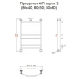 Полотенцесушитель Приоритет НП 3 80*40 (ЛЦ2) Полотенцесушитель Приоритет НП 3 80*40 (ЛЦ2)