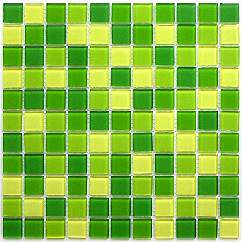 Мозаика стеклянная Apple mix (чип 4*25*25) 300*300(22шт-1.98м2), м2