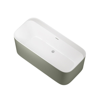 Акриловая ванна Allen Brau Infinity 170x80 2.21001.21/CGM белый матовый/цементно-серый, шт Акриловая ванна Allen Brau Infinity 170x80 2.21001.21/CGM белый матовый/цементно-серый, шт