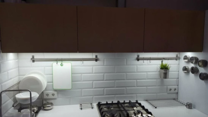 Плитка настенная 9001 Гамма белый (8,5см*28,5см*9,2мм) (40шт/0,97м2) матовый, м2