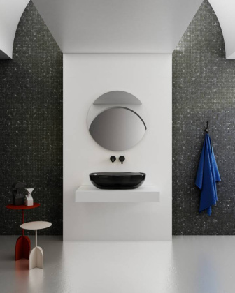 Раковина накладная прозрачная ABBER Kristall AT2805Onyx Раковина накладная прозрачная ABBER Kristall AT2805Onyx