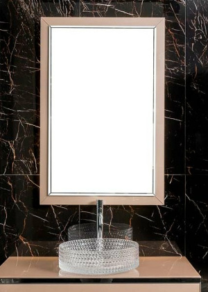 Зеркало Dolce Пыльная Роза 105x70см 567-Rose Boheme