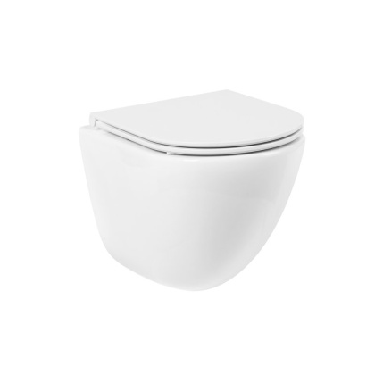 Сиденье дюропласт, soft close, металлическое крепление, BB3105SC