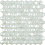 Стеклянная мозаика, DIAMOND 350D WHITE, Hexagon