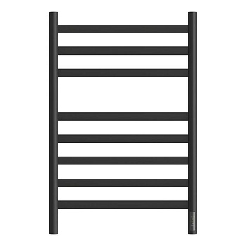 Полотенцесушитель электрический Point Селена PN16858B П8 500x800, диммер справа, черный Полотенцесушитель электрический Point Селена PN16858B П8 500x800, диммер справа, черный