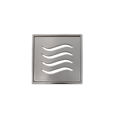 13000071 Точечный трап 150х150 мм Confluo Standard Tide 2 Mask , металл с перфорацией Tide (Волна), с рамкой Исполнение: Хром  13000071 Точечный трап 150х150 мм Confluo Standard Tide 2 Mask , металл с перфорацией Tide (Волна), с рамкой Исполнение: Хром