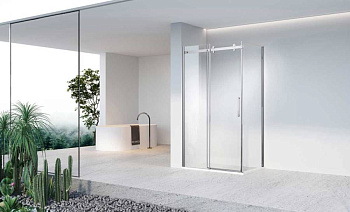 Душевой уголок Como-N VSR-4CN8012CL, 1200*800, хром, стекло прозрачное