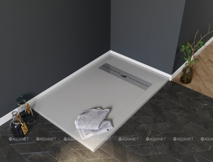 Душевой поддон Aquanet Delight 160х80 серый Душевой поддон Aquanet Delight 160х80 серый