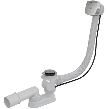 Сифон для ванны автомат комплект металл, aрт. A55K NEW-RU-01