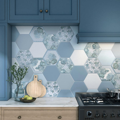 Плитка настенная 24001 Буранелли белый 20*23,1*6,9 ( 22шт/0,76м2), м2