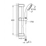 Душевой гарнитур Grohe Tempesta New 100 27853001 хром Душевой гарнитур Grohe Tempesta New 100 27853001 хром