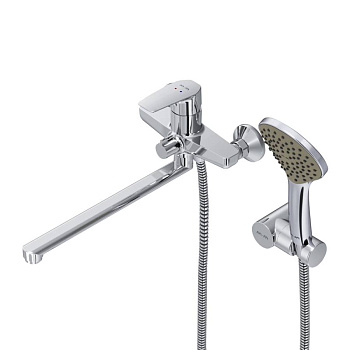 Смеситель Для ванны и душа с длинным изливом c душевым набором F90A95000 Gem
