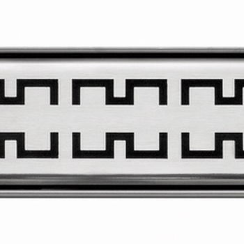 Декоративная решетка TECEdrainline "royal", нержавеющая сталь, сатин, для душевого канала, прямая 1500