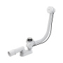 Сифон для ванны автомат комплект, белый Сифон для ванны автомат комплект, белый