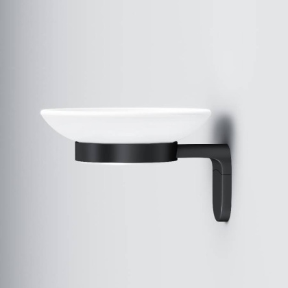 A8434222 X-Joy Стеклянная мыльница с настенным держателем A8434222 X-Joy Стеклянная мыльница с настенным держателем