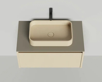 Подвесная тумба Domino 800, эмаль, гладкий фасад