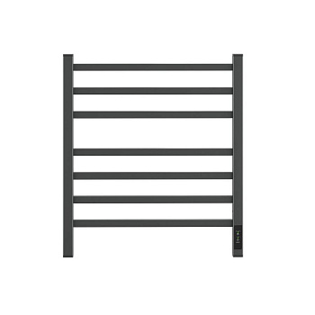 Полотенцесушитель электрический Point Вега PN71856GB П7 500x600, диммер справа, графит блеск Полотенцесушитель электрический Point Вега PN71856GB П7 500x600, диммер справа, графит блеск