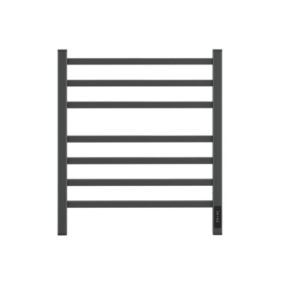 Полотенцесушитель электрический Point Вега PN71856GB П7 500x600, диммер справа, графит блеск Полотенцесушитель электрический Point Вега PN71856GB П7 500x600, диммер справа, графит блеск