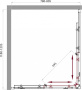 Душевой уголок BelBagno SELA-AH-2-120/80-P-Cr Душевой уголок BelBagno SELA-AH-2-120/80-P-Cr