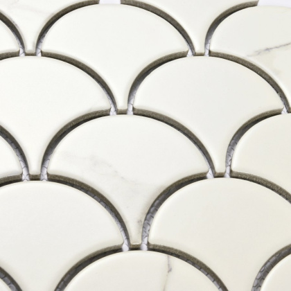 Мозаика Calacatta scale 25.5x21.9