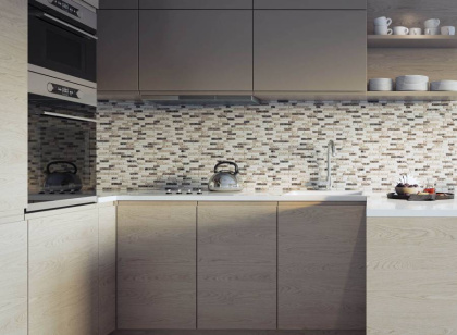 Мозаика, нат. мрамор, BROKEN MIX , Broken