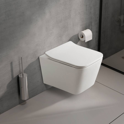 Унитаз подвесной PORTO, сиденье: дюропласт, цвет: белый, арт. PR30116DP Унитаз подвесной PORTO, сиденье: дюропласт, цвет: белый, арт. PR30116DP