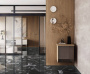 Andora Black Керамогранит чёрный 60х120 полированный