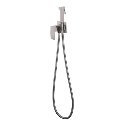 Смеситель ABBER Wasserfall AF8625SP с гигиеническим душем, сатин Смеситель ABBER Wasserfall AF8625SP с гигиеническим душем, сатин