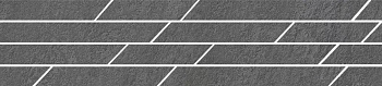 Бордюр Гренель серый темный мозаичный 46,8x9,8x0,9 Бордюр Гренель серый темный мозаичный 46,8x9,8x0,9