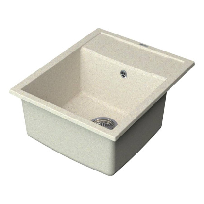 Мойка кухонная Point Римо 60 PN3010BG, светло-бежевый Мойка кухонная Point Римо 60 PN3010BG, светло-бежевый