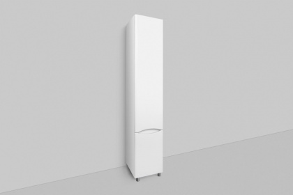 M80CSR0356WG Like, шкаф-колонна, напольный, правый, 35 см, двери, Белый, глянец, ш