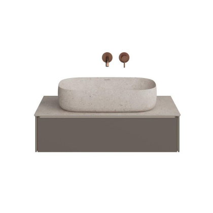 Тумба MAGICA подвесная 90, 1 ящик, вечерний серый матовый                         