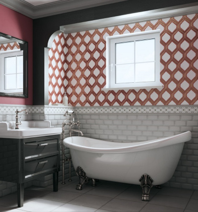 Декор STG\A617\16000 Клемансо орнамент 7,4*15 (1уп/40шт), шт Декор STG\A617\16000 Клемансо орнамент 7,4*15 (1уп/40шт), шт