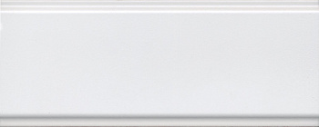 Бордюр BDA022R Магнолия белый матовый (12см*30см*13мм) (9шт/0,324м2) моноколор, шт