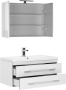 Комплект мебели для ванной Aquanet Верона NEW 90 белый (подвесной 2 ящика) Комплект мебели для ванной Aquanet Верона NEW 90 белый (подвесной 2 ящика)