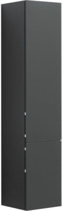 Шкаф-пенал для ванной Aquanet Алвита 35 серый антрацит