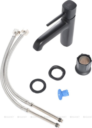 Смеситель для раковины Orange Karl M05-021b черный Смеситель для раковины Orange Karl M05-021b черный