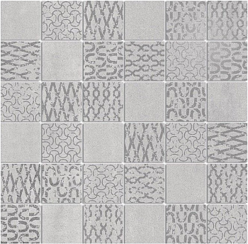 Декор Про Дабл серый светлый мозаичный 30x30x0,9