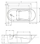 Акриловая ванна Riho Lazy 180x80 LEFT