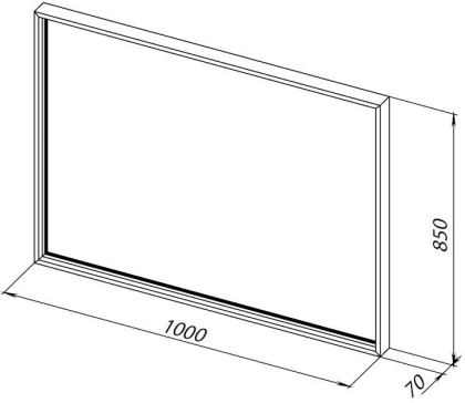 Зеркало Allen Brau Liberty 100 1.330016.BB черный браш Зеркало Allen Brau Liberty 100 1.330016.BB черный браш