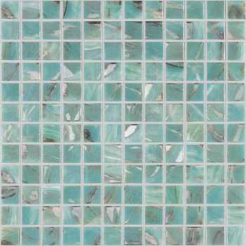 Стеклянная мозаика 7103 Oasis Turquoise 25x25, Oasis