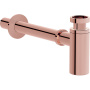 Сифон для раковины металлический, медь Сифон для раковины металлический, медь