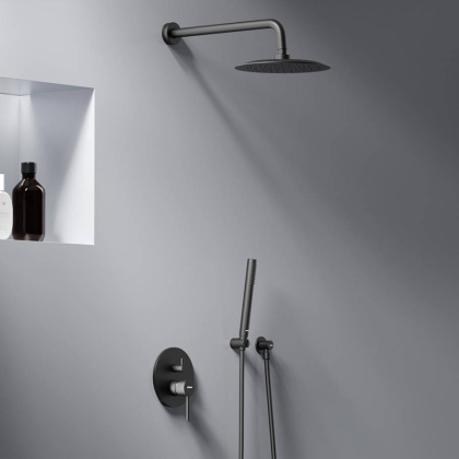 936520300 Scandinavian Pure встраиваемая душевая система со смесителем для душа, черный